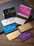 Laser Engraved Metallic Business Cards